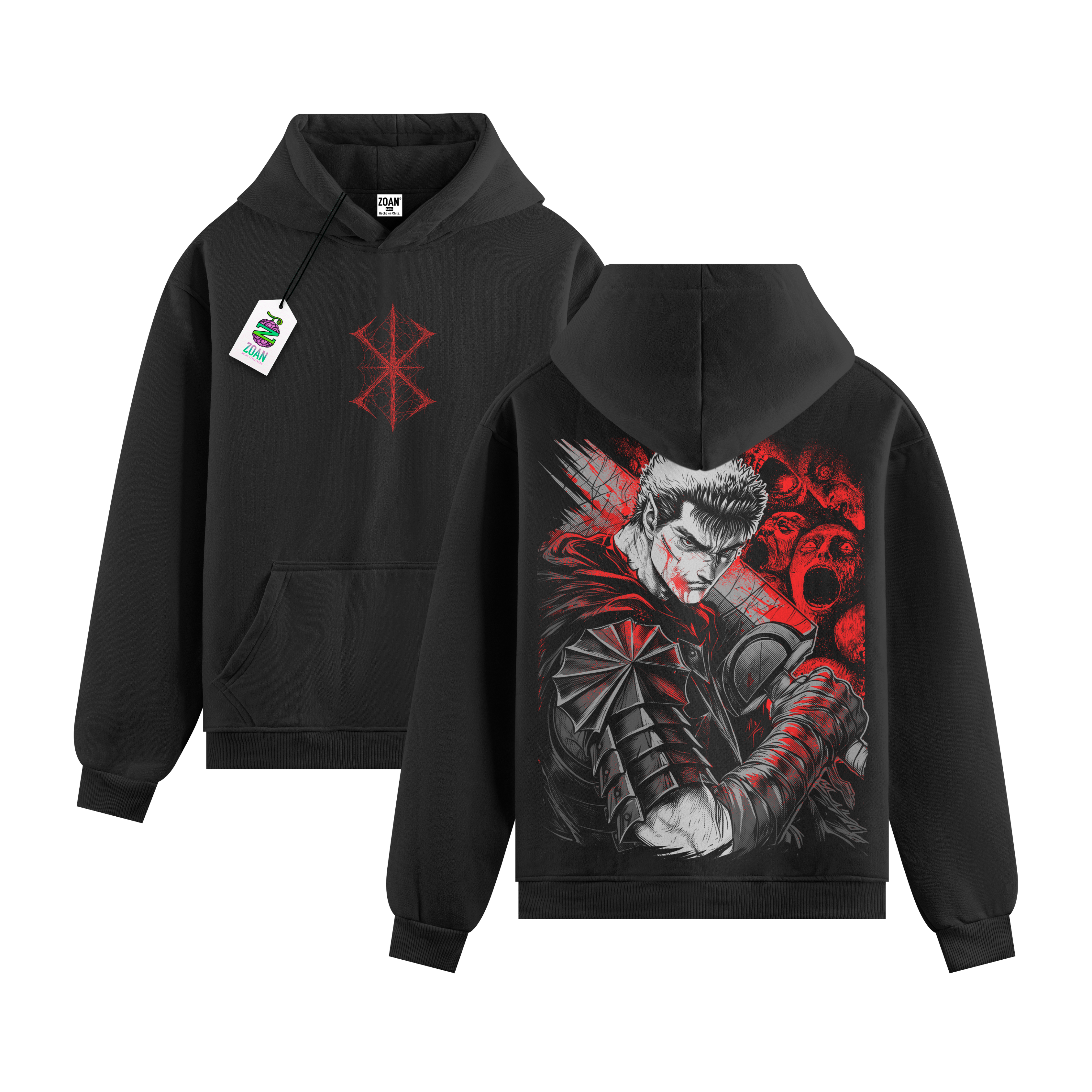 Guts: Beyond Pain - Hoodie- Edición especial - Berserk