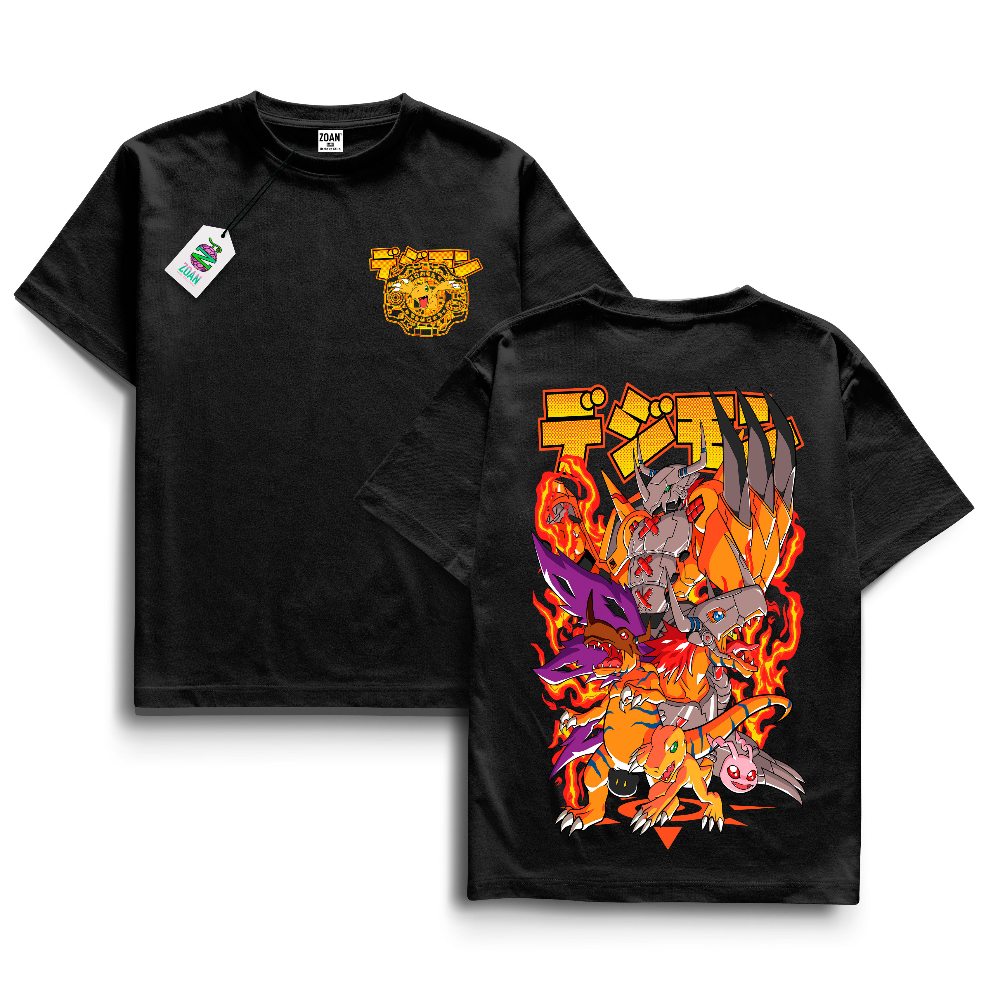 Polera Agumon: Evoluciones - Digimon