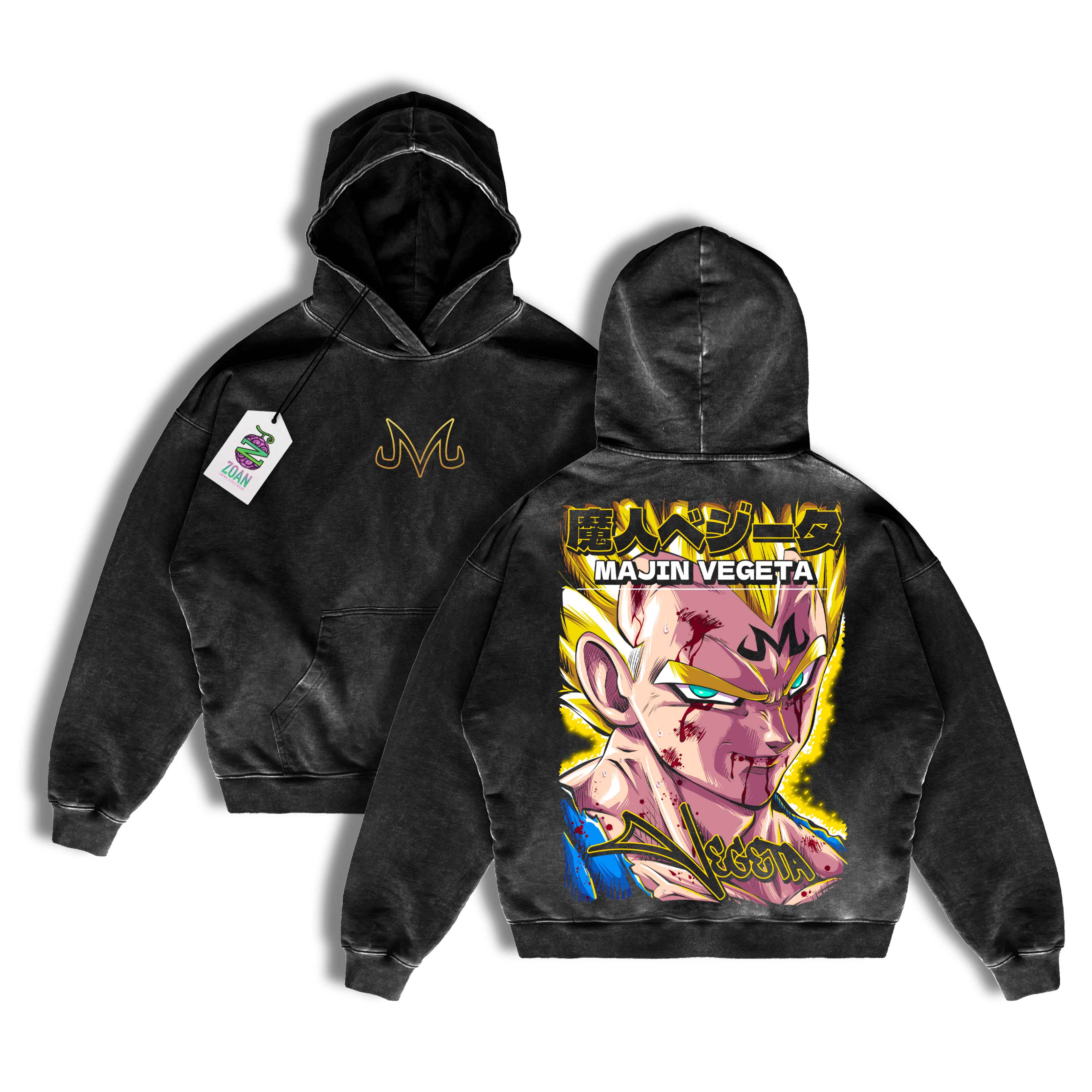 Vegeta: Prince Of The Saiyans - Edición Especial Acid Wash - Dragon Ball Z