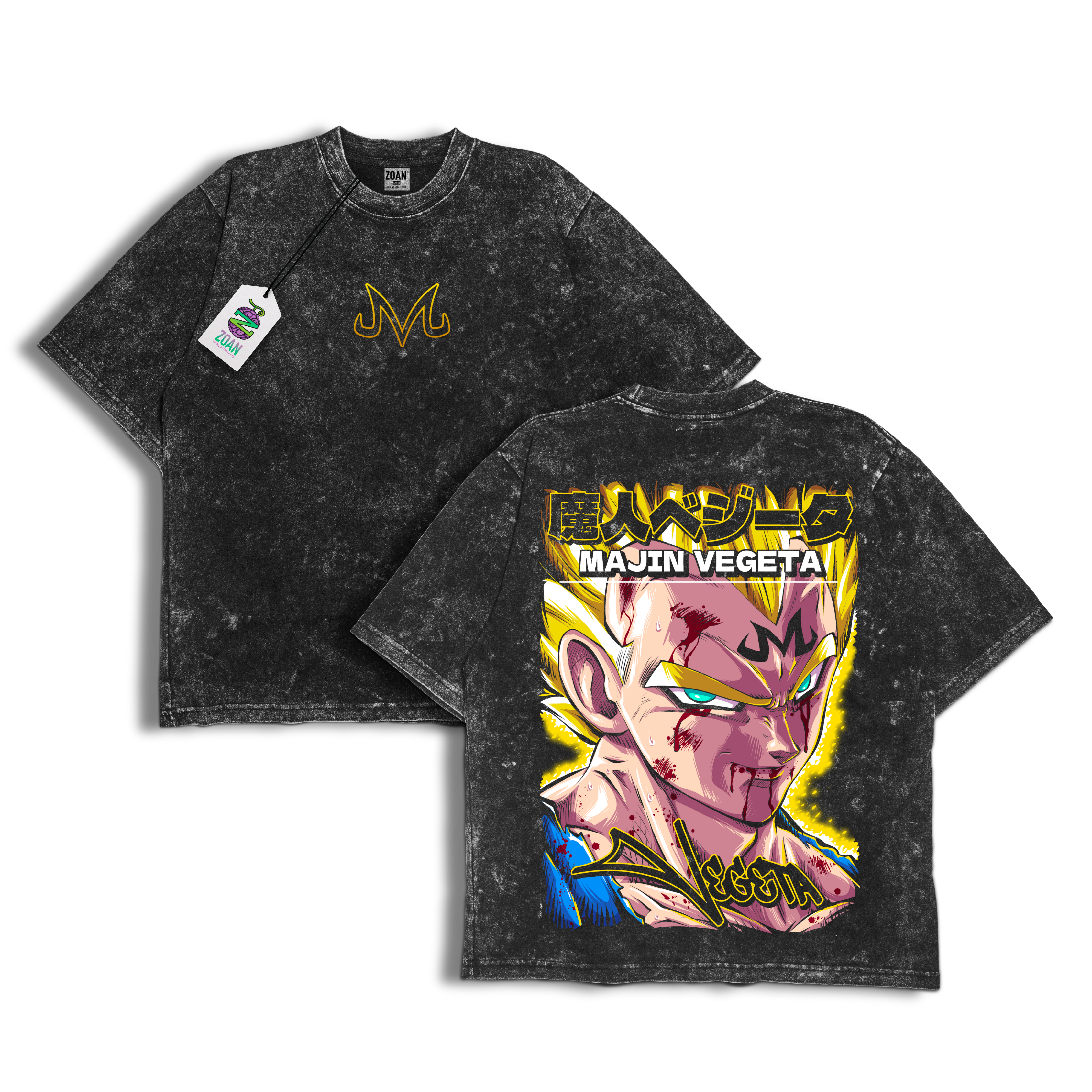 Vegeta: Prince Of The Saiyans - Edición Especial Acid Wash - Dragon Ball Z