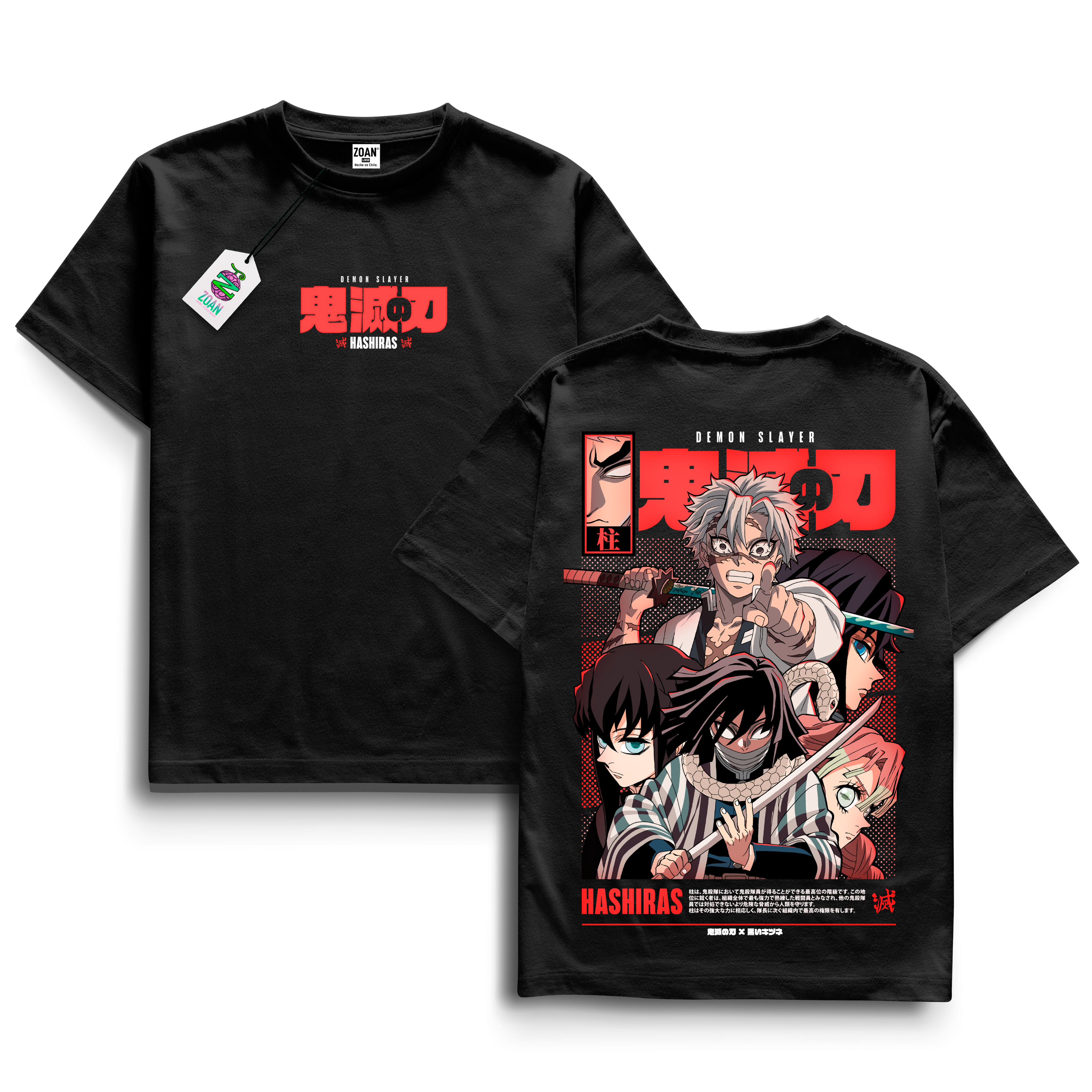 Polera Hashiras: Unbreakable Will - Kimetsu No Yaiba