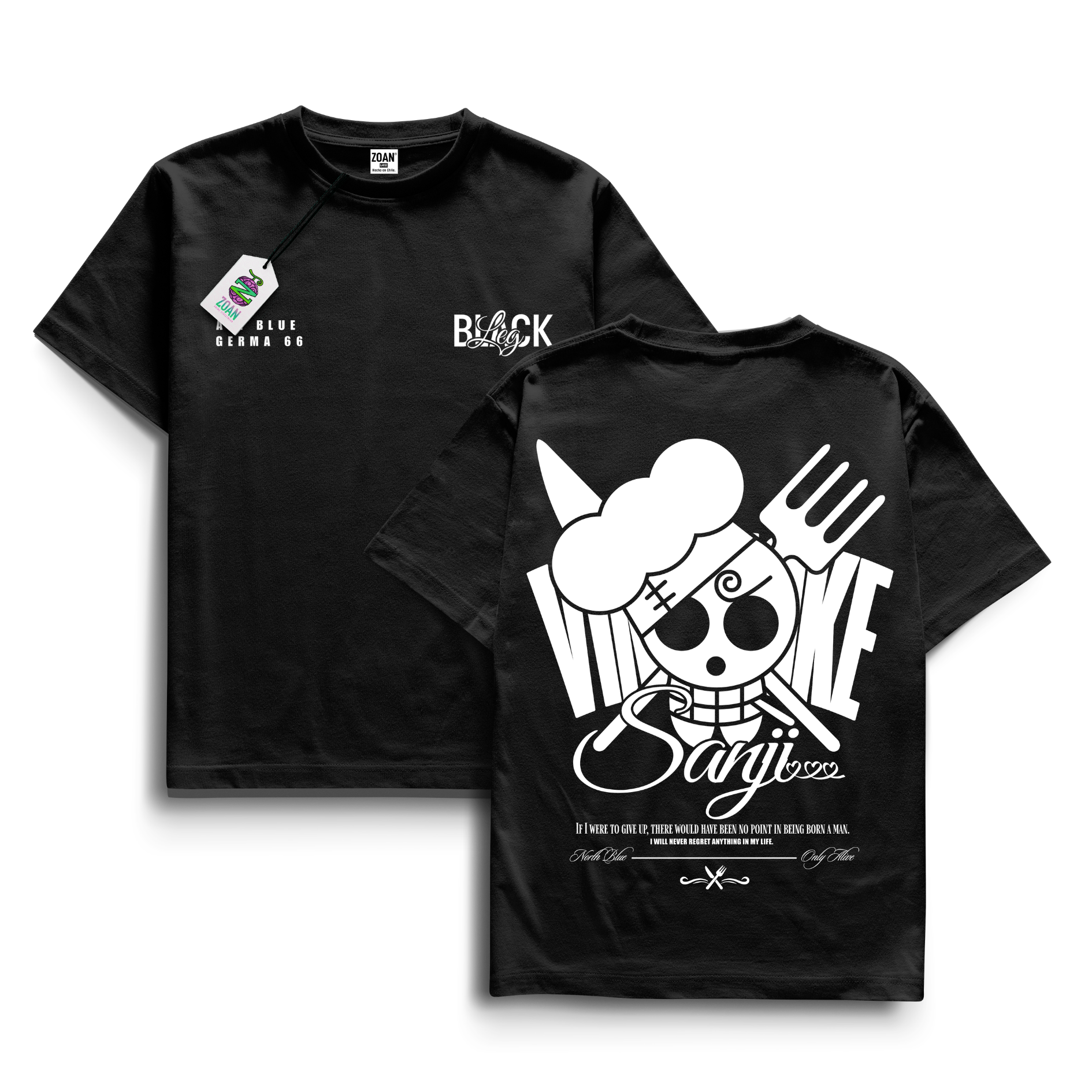 Polera Vinsmoke Sanji : Hellish Taste - One Piece