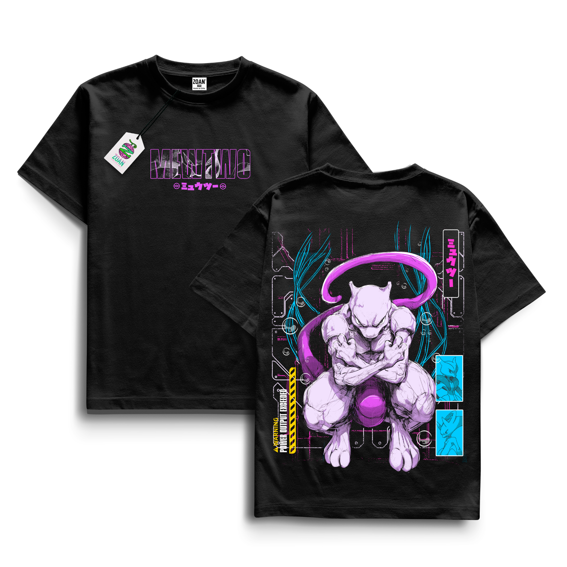 Polera Mewtwo : Genetic Monarch - Pokémon