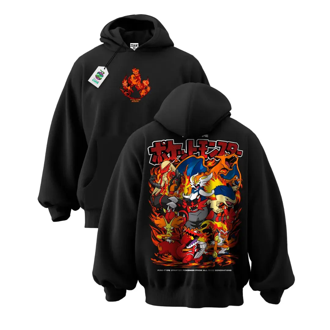 Polerón Iniciales Tipo Fuego: Evoluciones (Full Color) - Pokémon