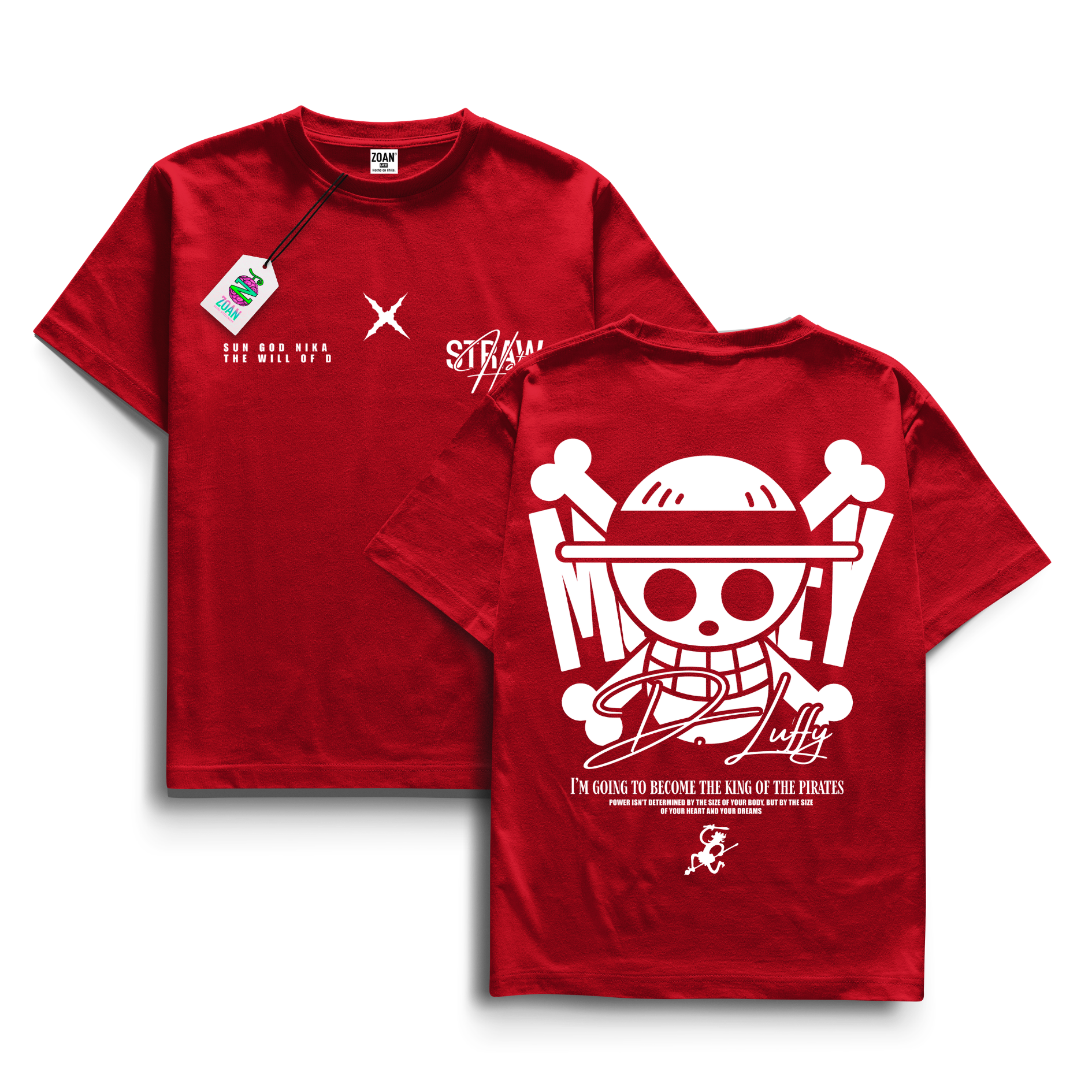 Polera Monkey D. Luffy : Inherited Will - One Piece