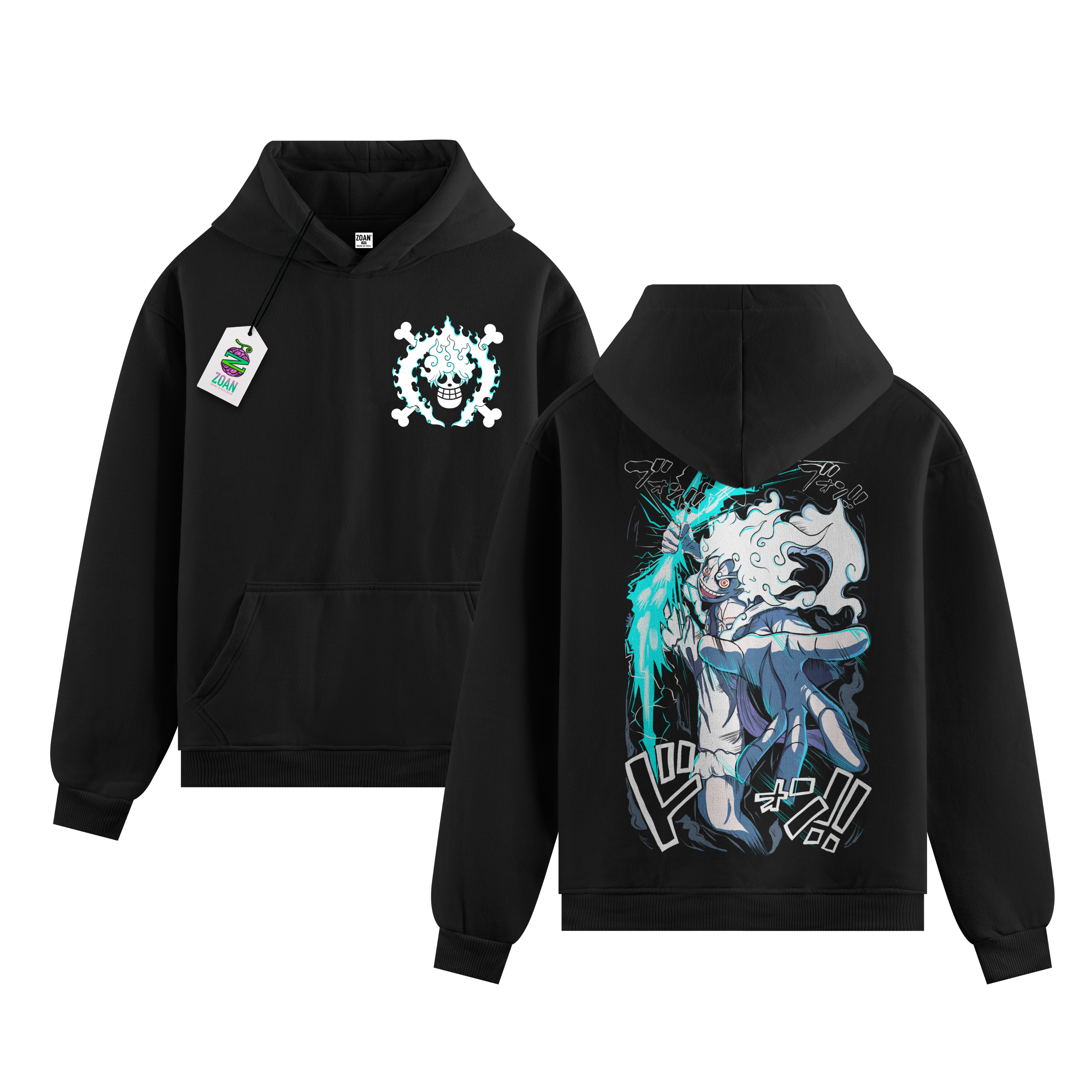 Polerón Luffy Gear 5: Thunder Creation - One Piece