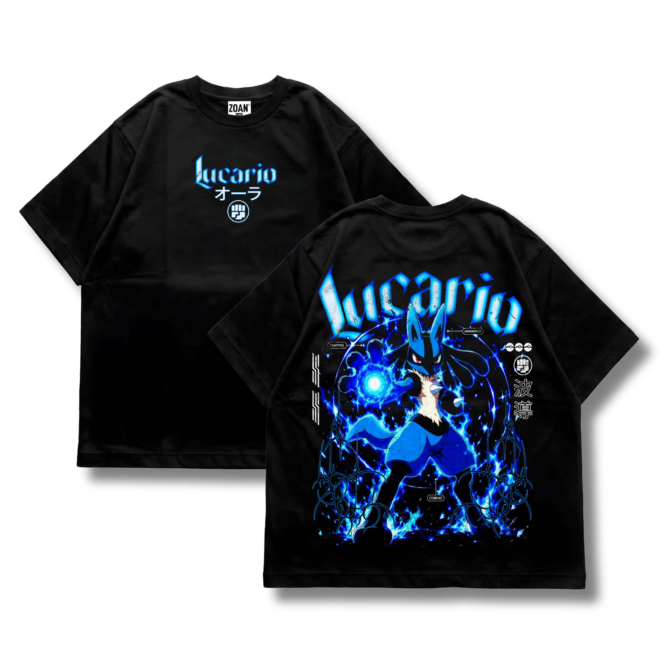 Polera Oversize Lucario: Path of Honor - Pokémon