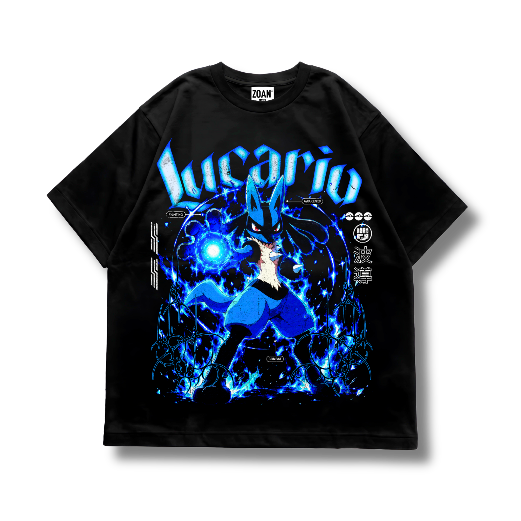 Polera Oversize Lucario: Path of Honor - Pokémon