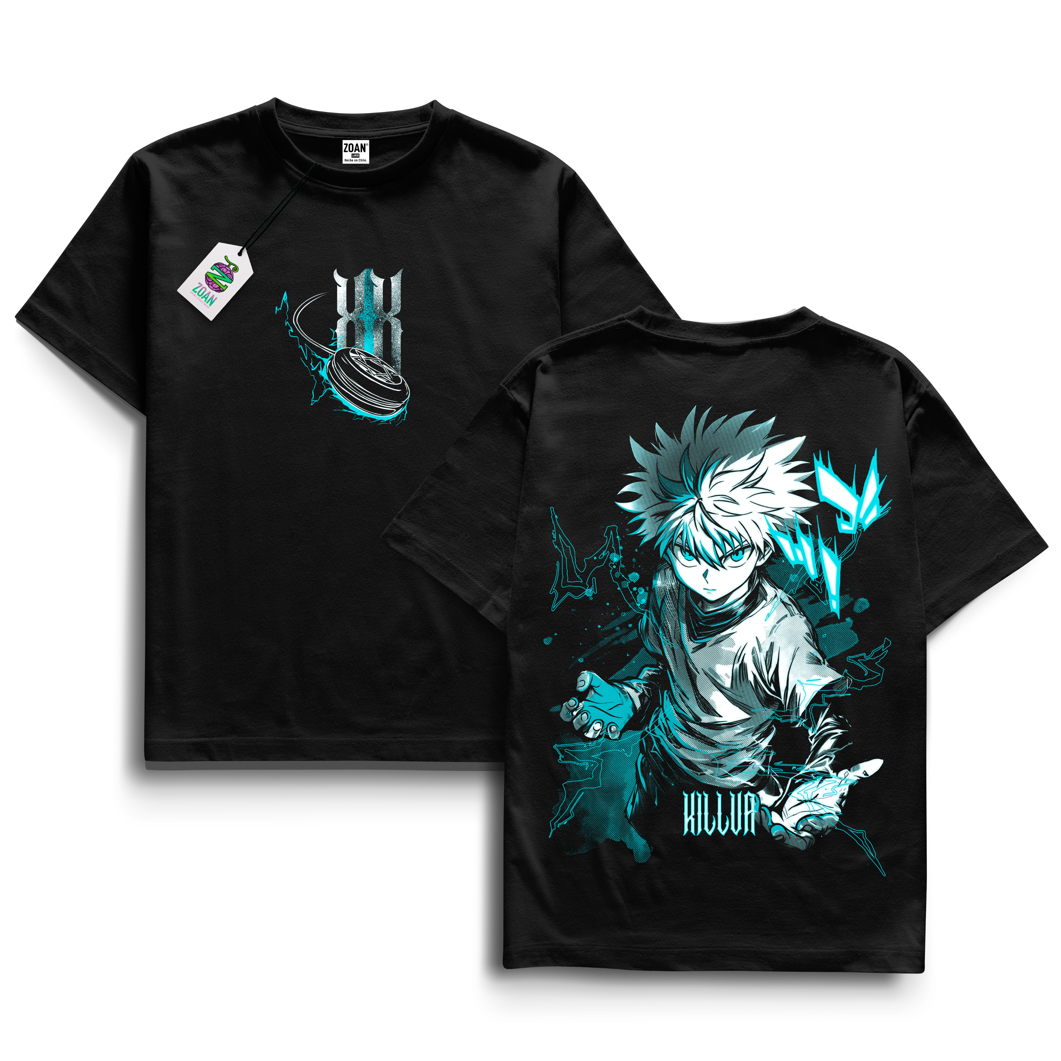 Polera Killua Zoldyck: Lightning Killer - Hunter x Hunter