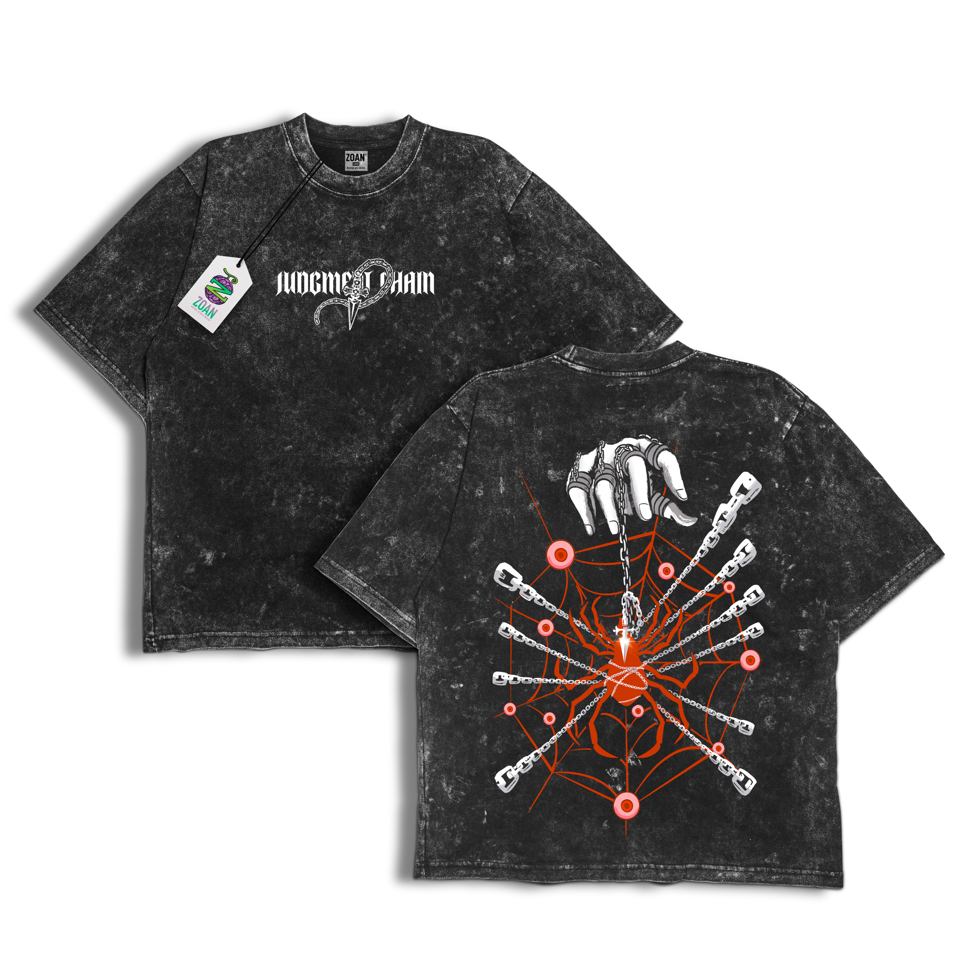 Polera Acid Wash Kurapika's Revenge - Hunter x Hunter