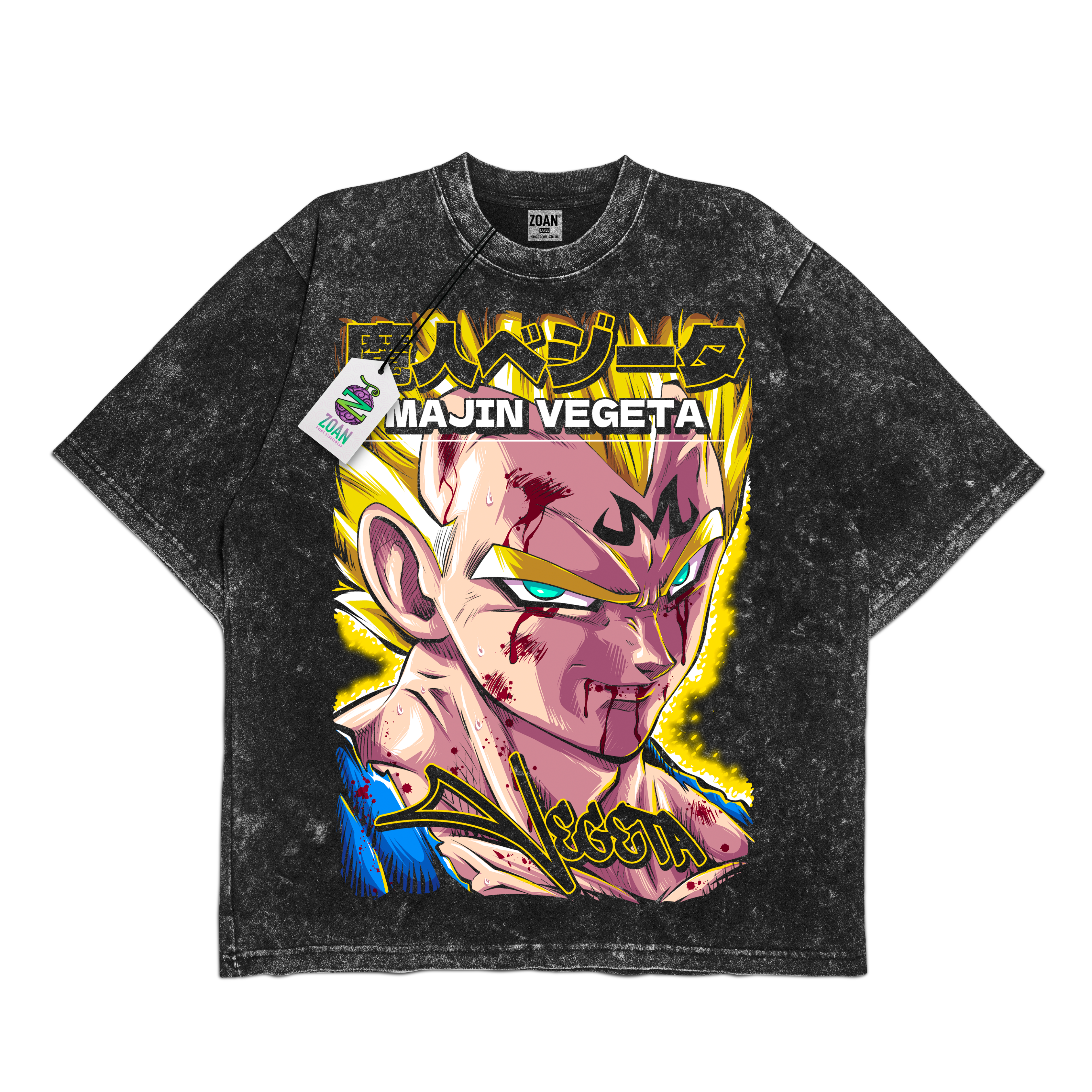 Vegeta: Prince Of The Saiyans - Edición Especial Acid Wash - Dragon Ball Z
