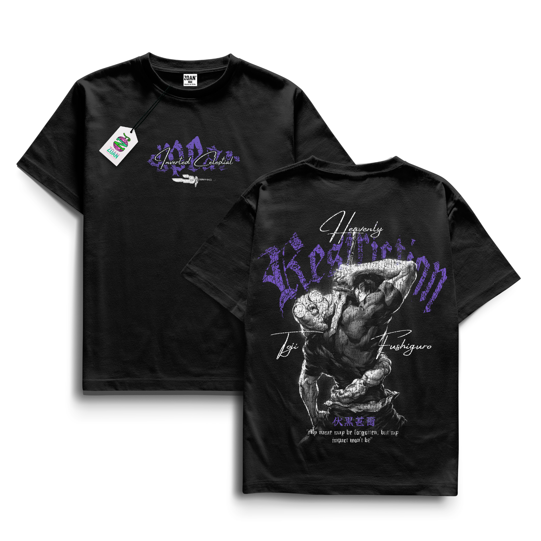 Polera Toji Fushiguro : Zero Cursed Energy - Jujutsu Kaisen