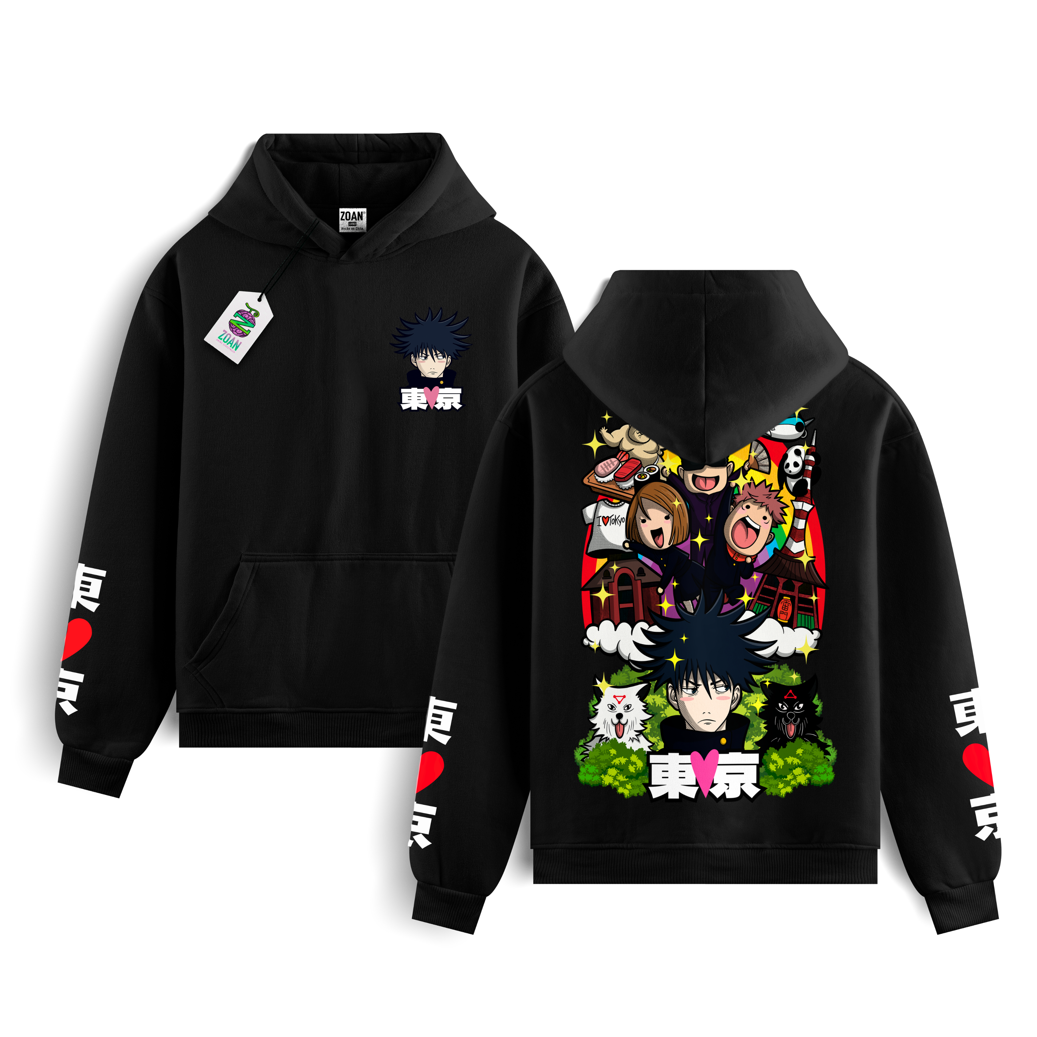 Polerón I Love Tokyo Edition - Jujutsu Kaisen