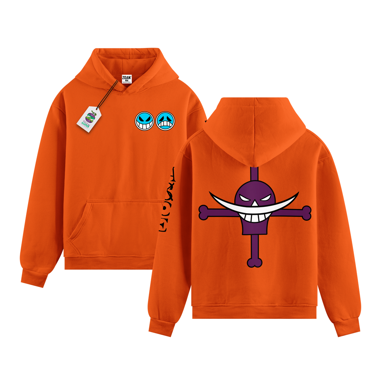 Polerón One Piece Portgas D. Ace Classic Version