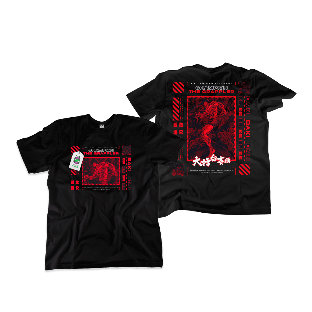 Polera Baki Hanma: The Champion - Baki The Grappler