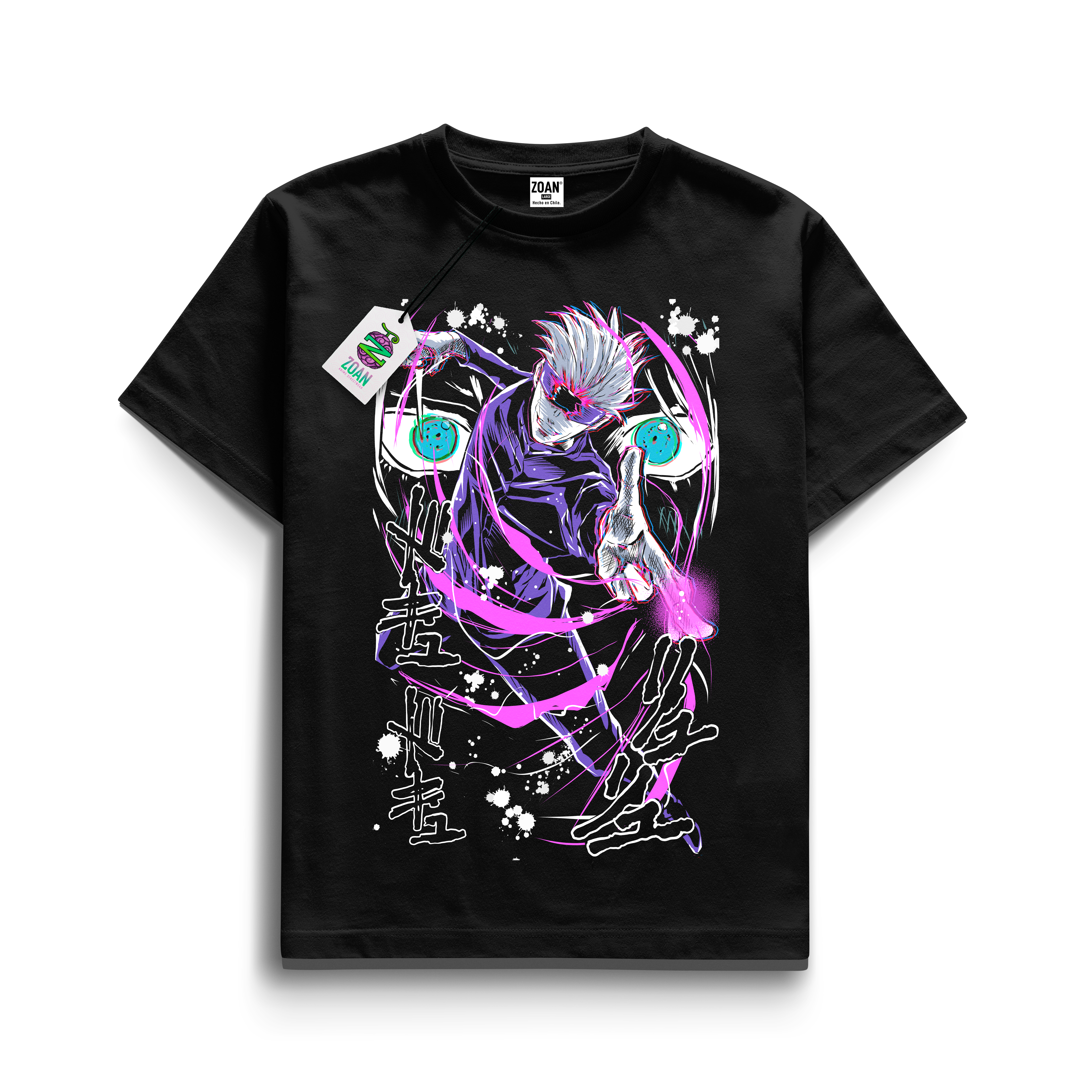 Polera Satoru Gojo: Técnica de Maldición Infinita - Jujutsu Kaisen