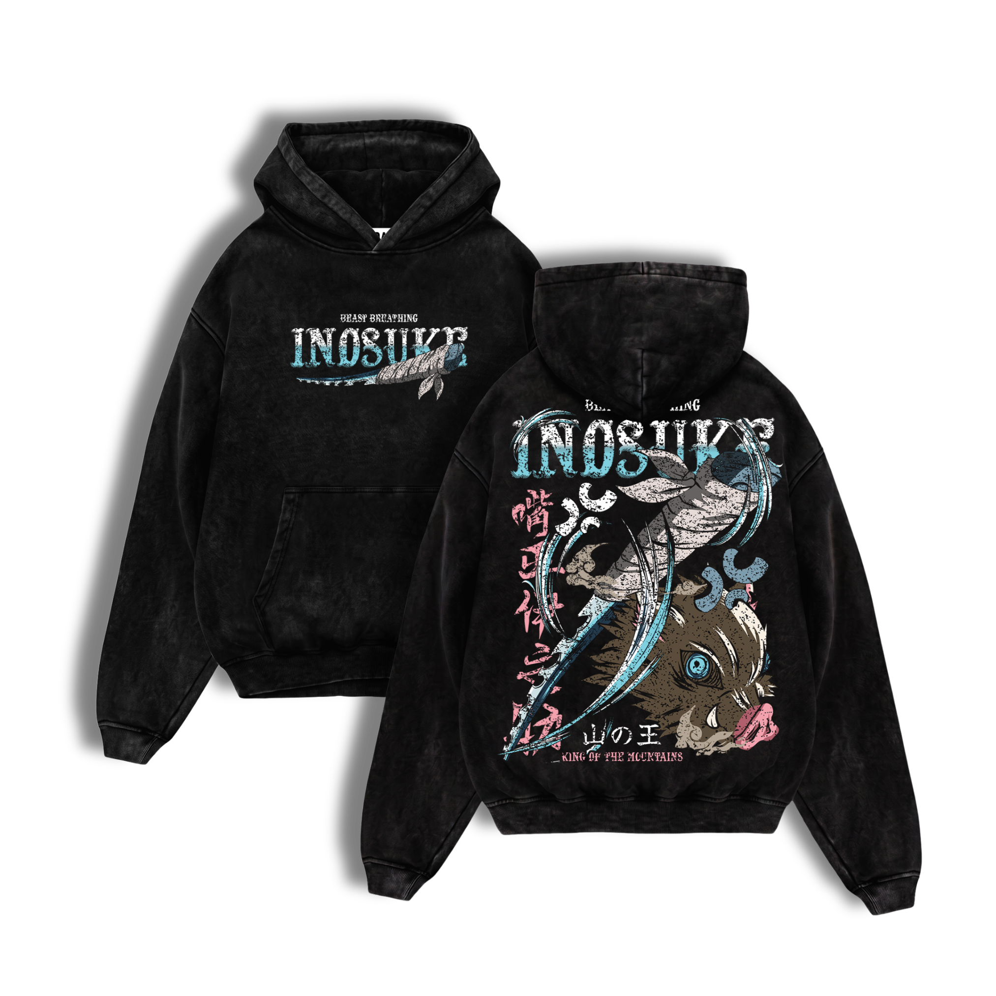 Polerón Acid Wash Inosuke Hashibira: Mountain Savage - KNY