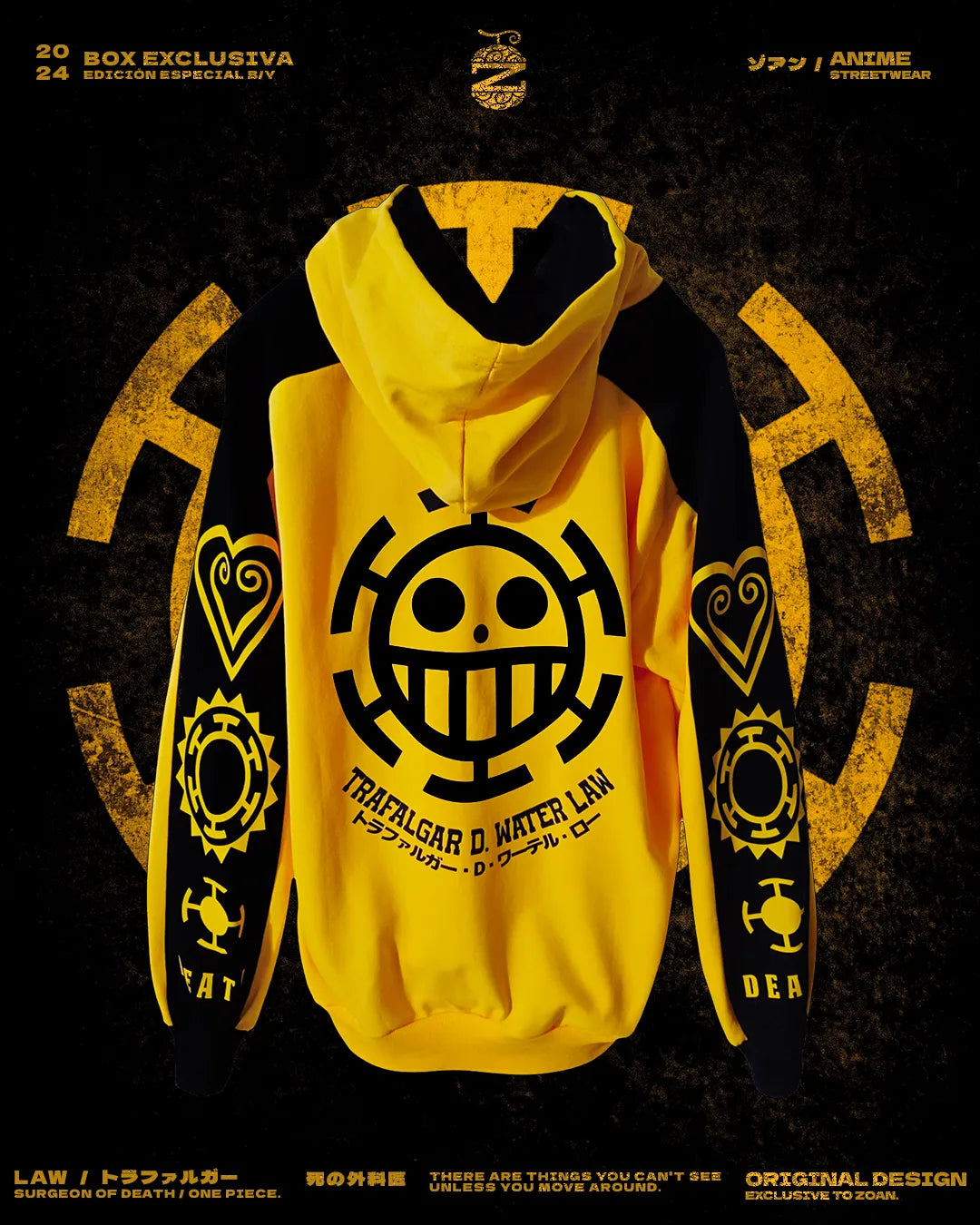 Polerón Trafalgar Law B&Y: Edición Especial - One Piece