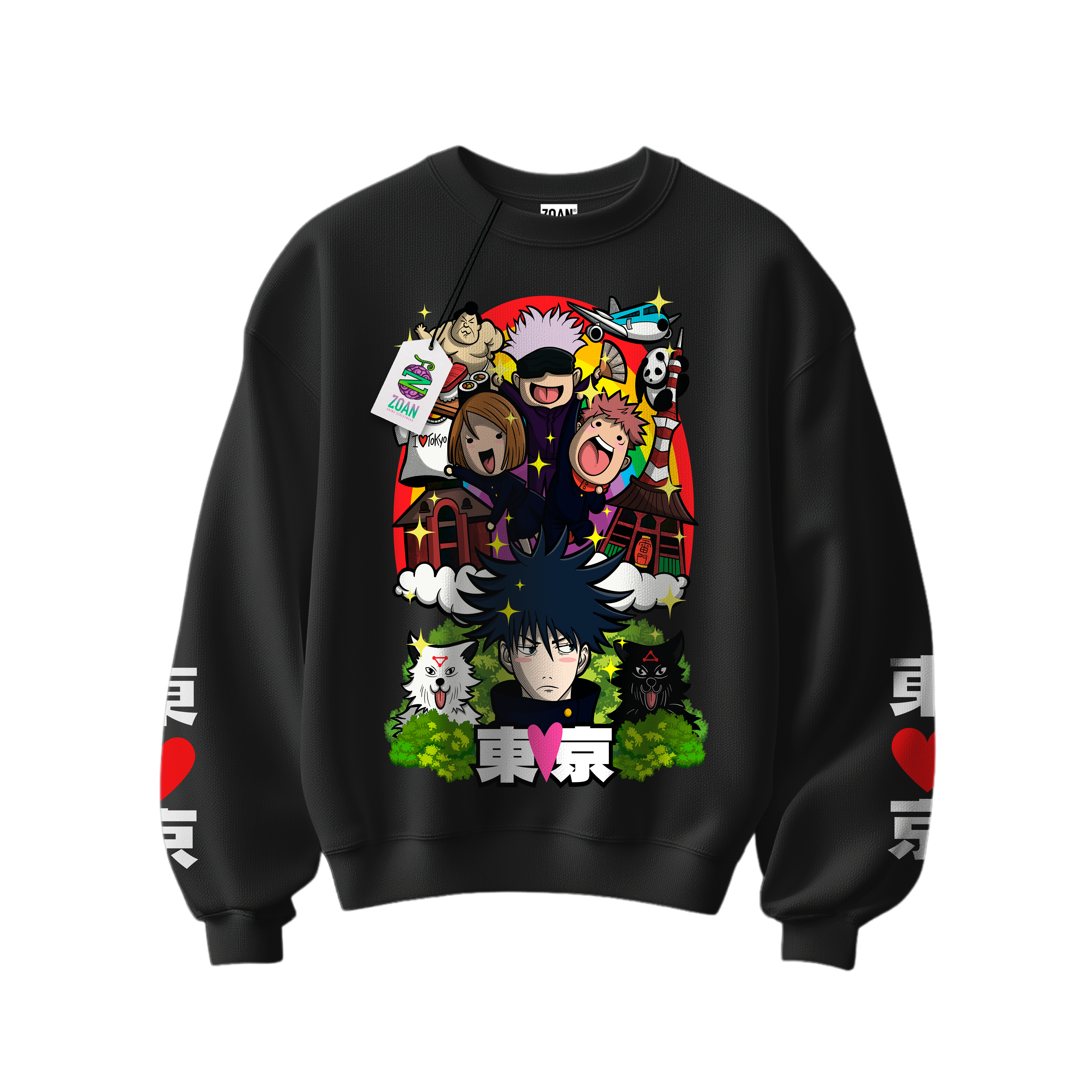 Polerón Polo I Love Tokyo Edition - Jujutsu Kaisen