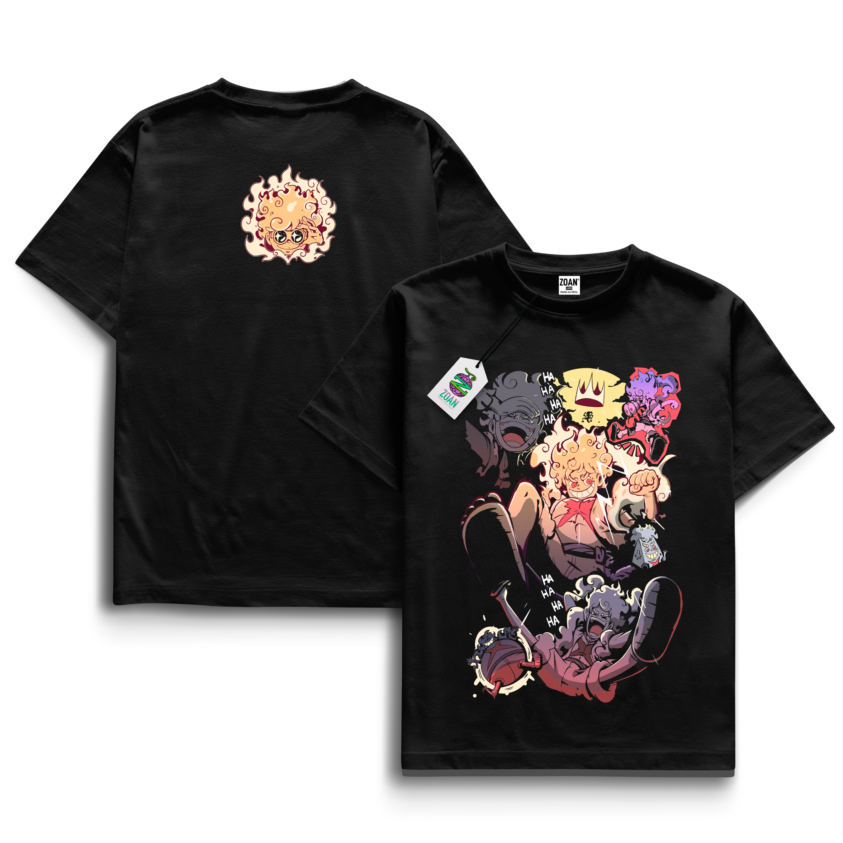 Polera Luffy Gear 5: Sun God Nika - One Piece