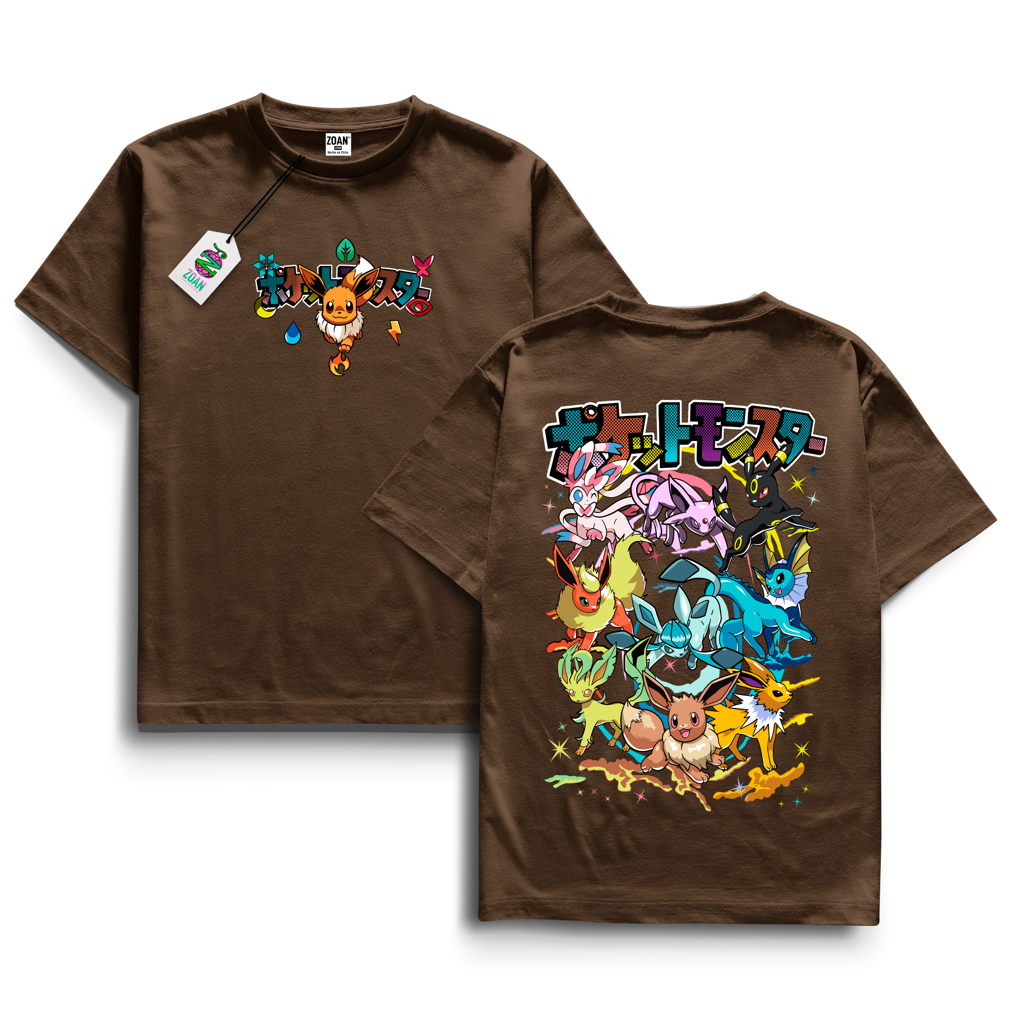 Polera Eevee: Evoluciones - Pokémon