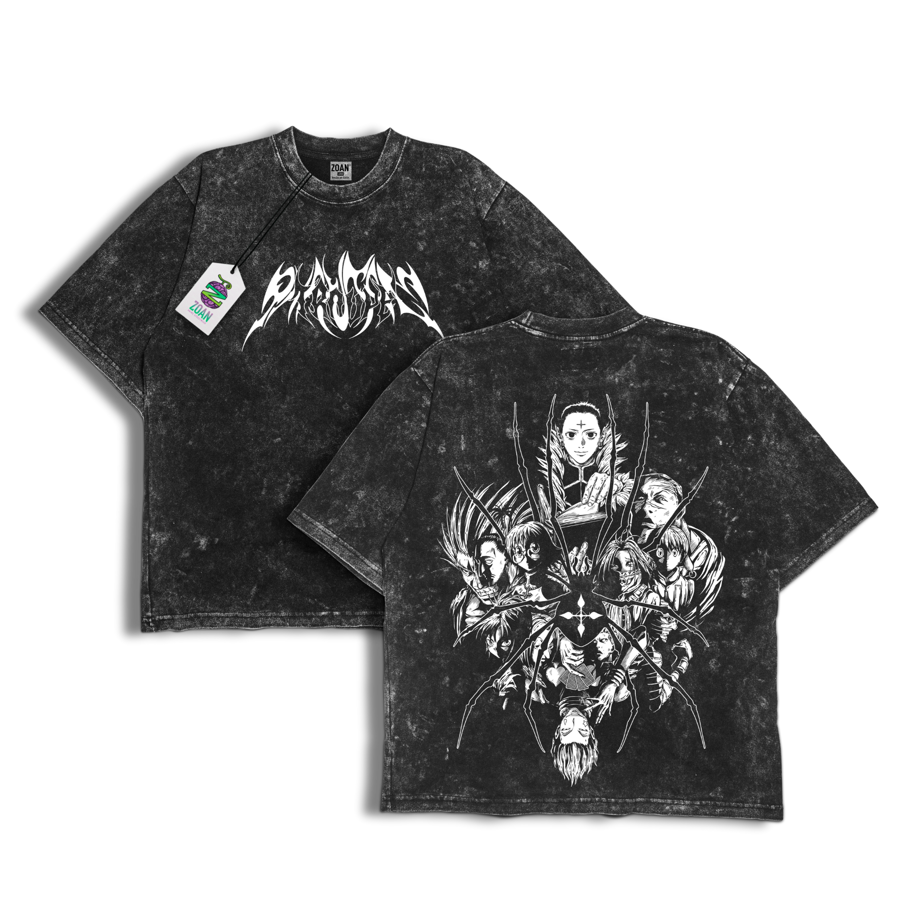 Polera Acid Wash Gen'ei Ryodan: Ashes of meteor - Hunter x Hunter