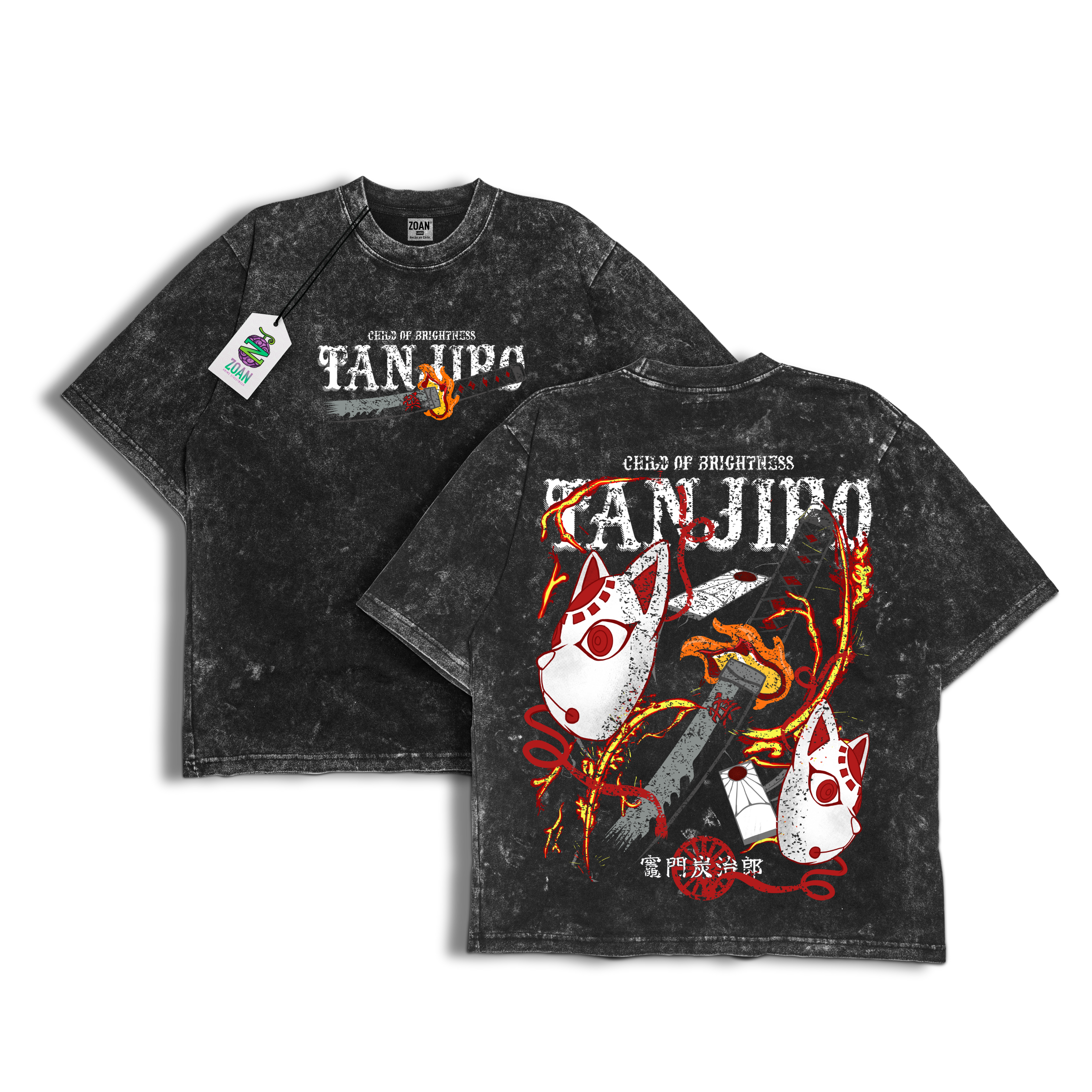 Tanjiro Kamado: Burning Resolve - Acid Wash - Edición Especial - KNY