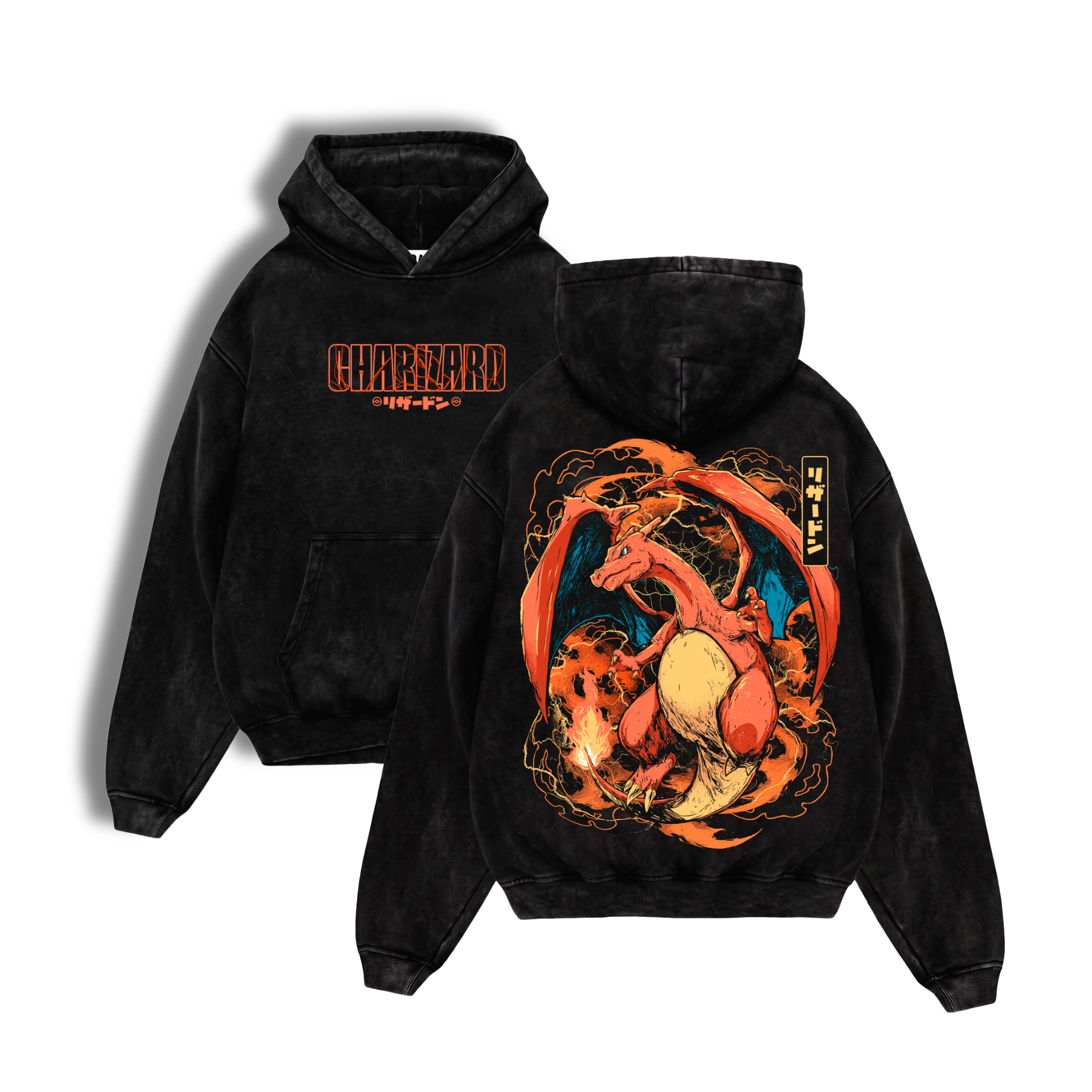 Polerón Acid Wash Charizard : Rebel Flame - Pokémon