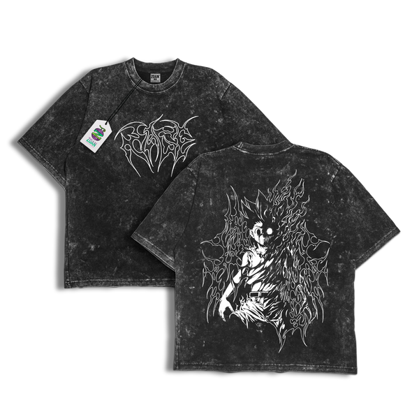 Polera Acid Wash Gon Freecs: Saigo no Kakugo - Hunter x Hunter
