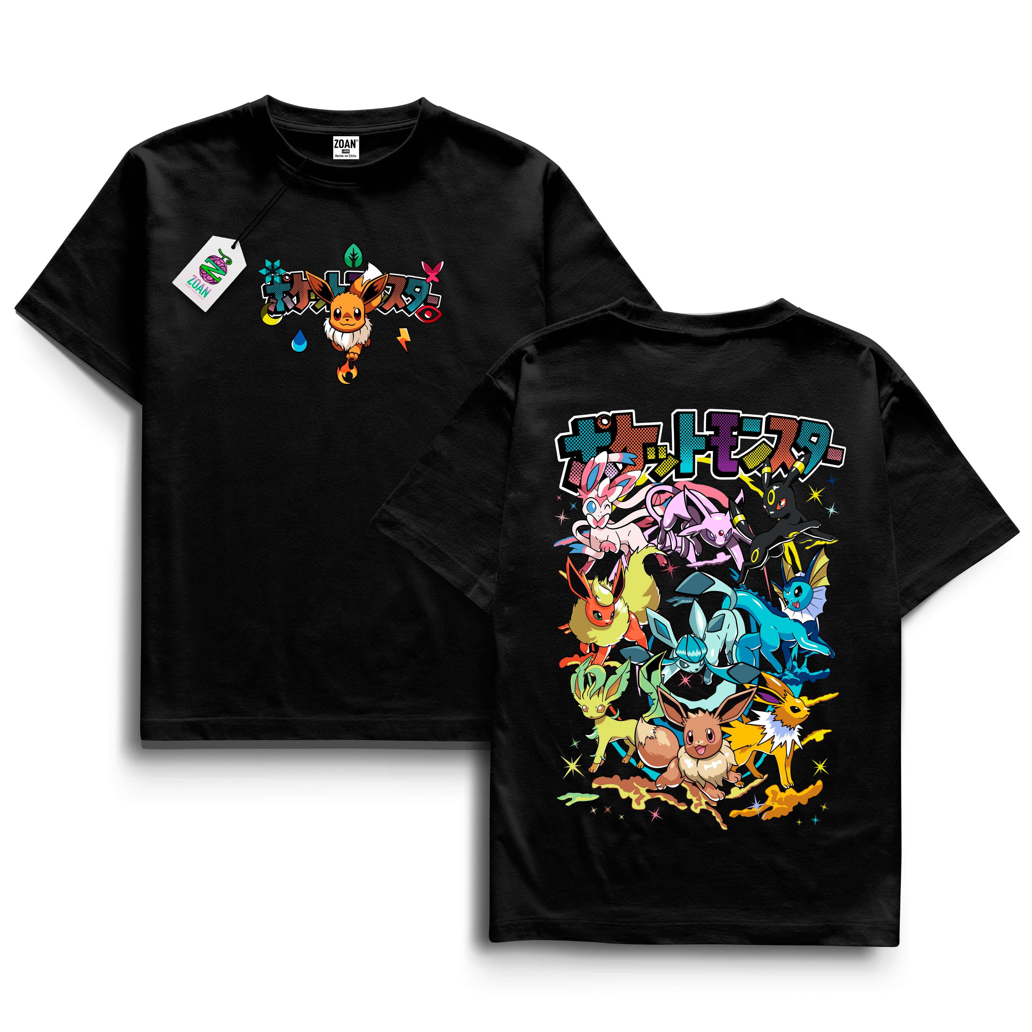Polera Eevee: Evoluciones - Pokémon