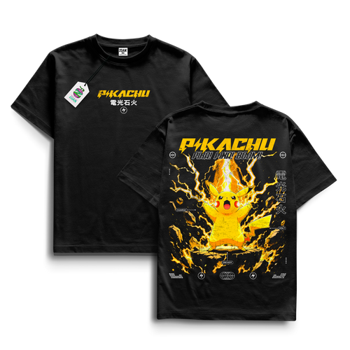 Polera Pikachu : Volt Burst - Pokémon