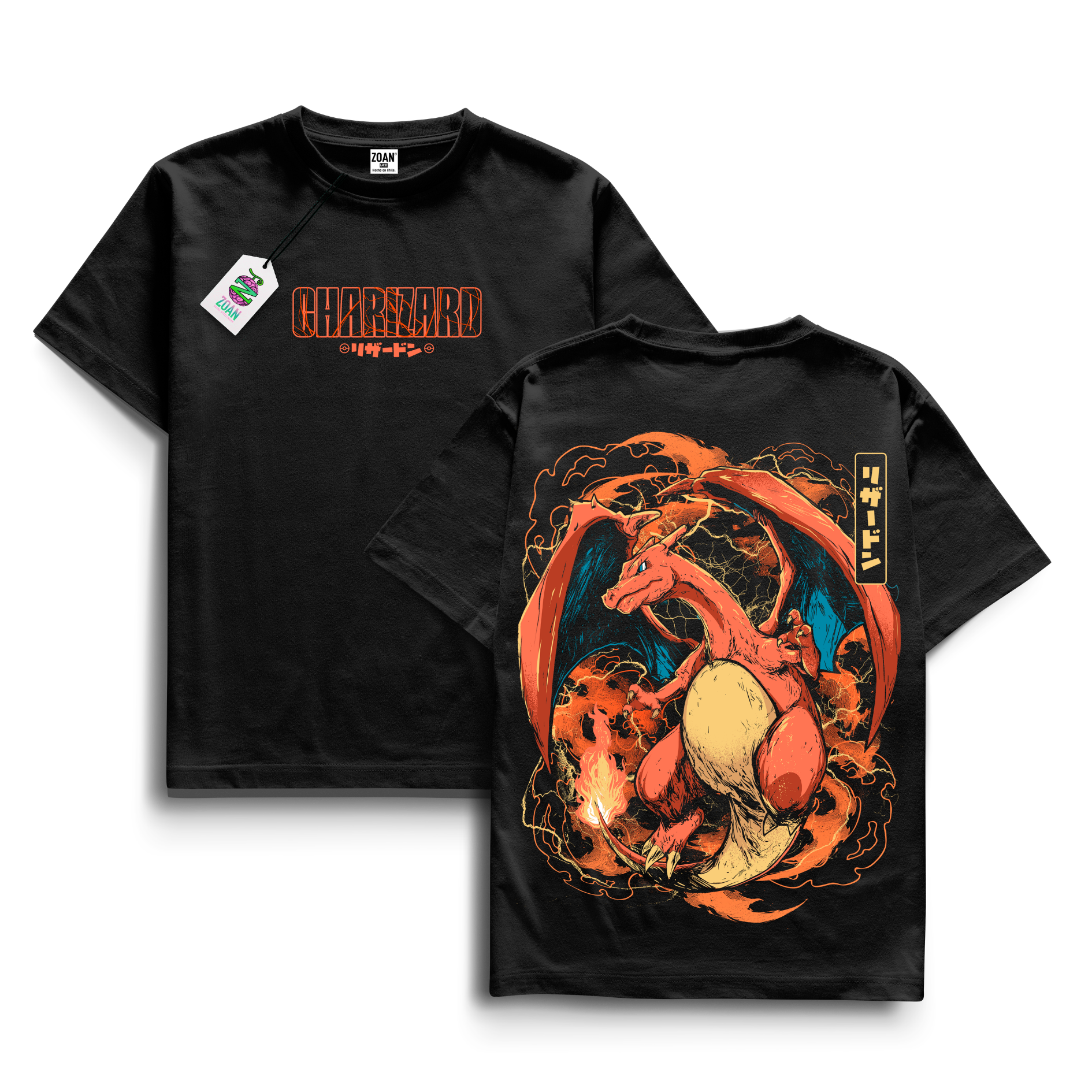 Polera Charizard : Rebel Flame - Pokémon