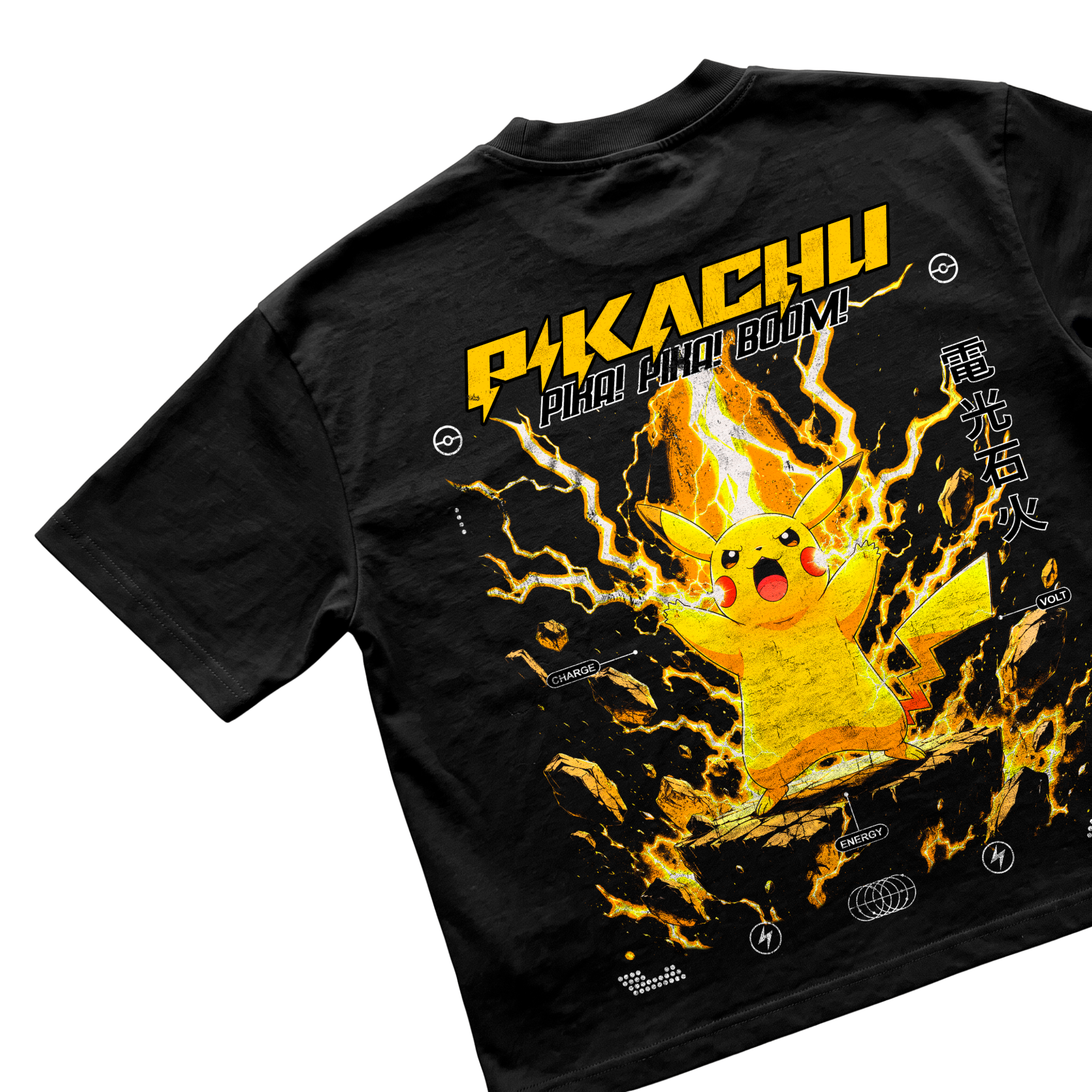 Polera Pikachu : Volt Burst - Pokémon