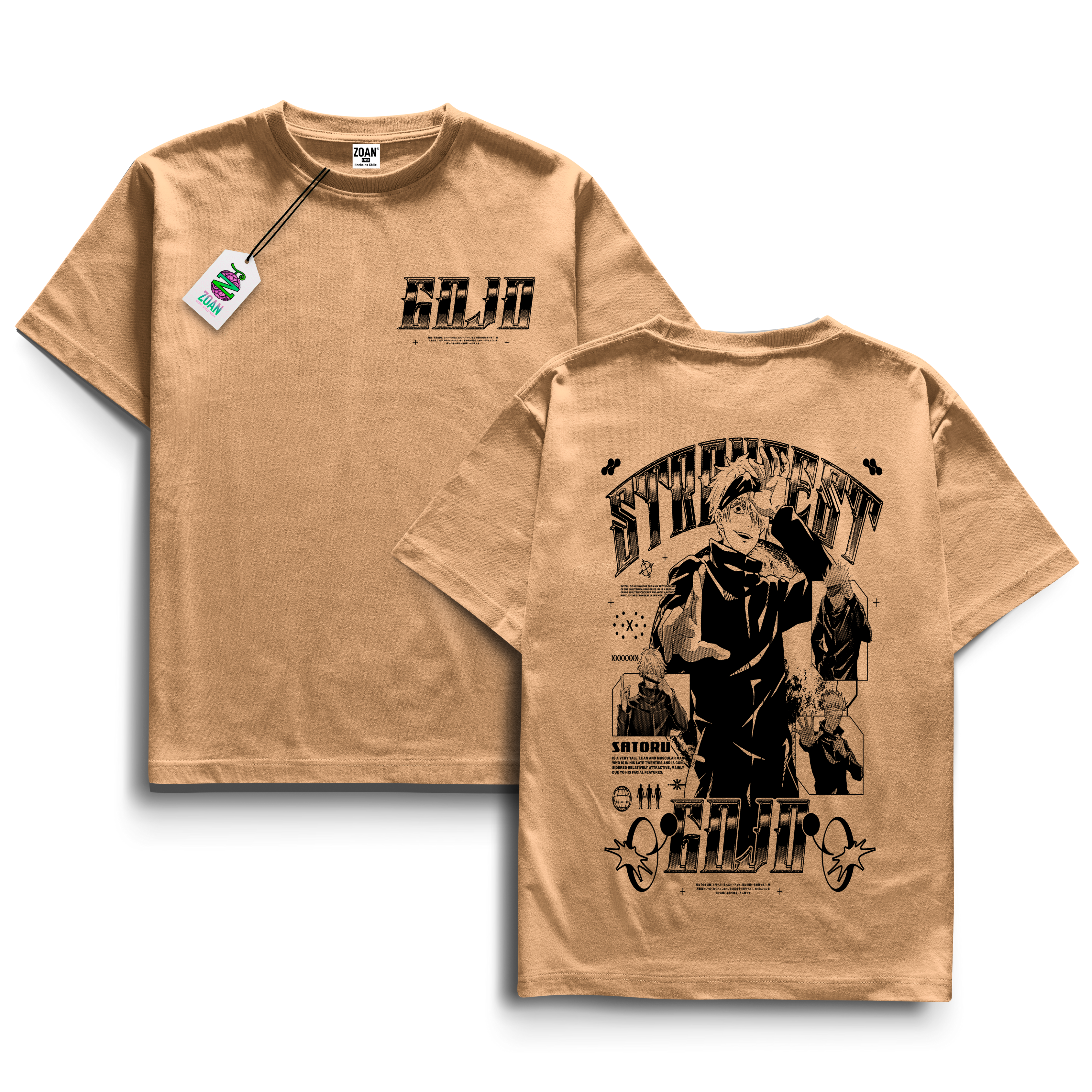 Polera Satoru Gojo: The Strongest - Jujutsu Kaisen