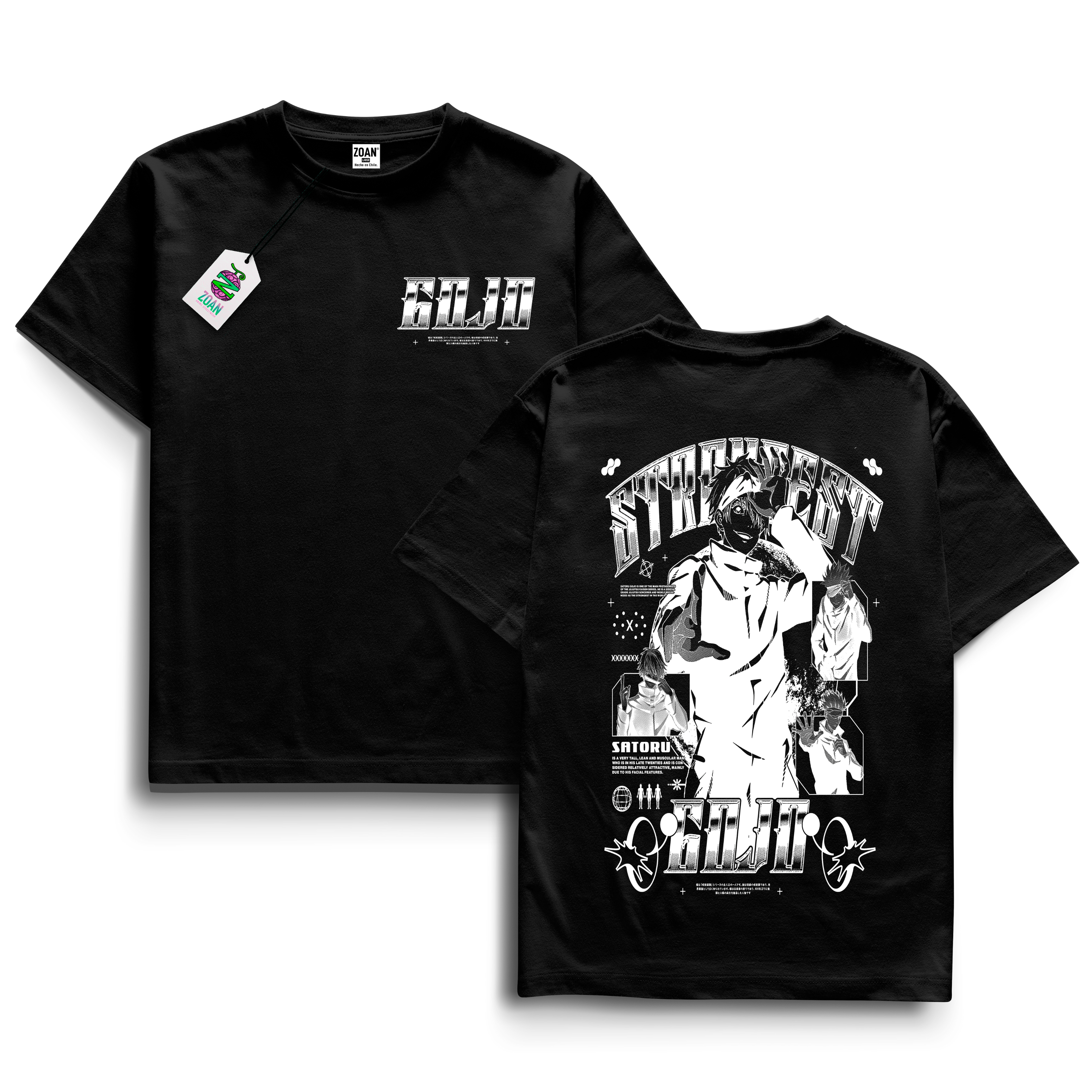 Polera Satoru Gojo: The Strongest - Jujutsu Kaisen