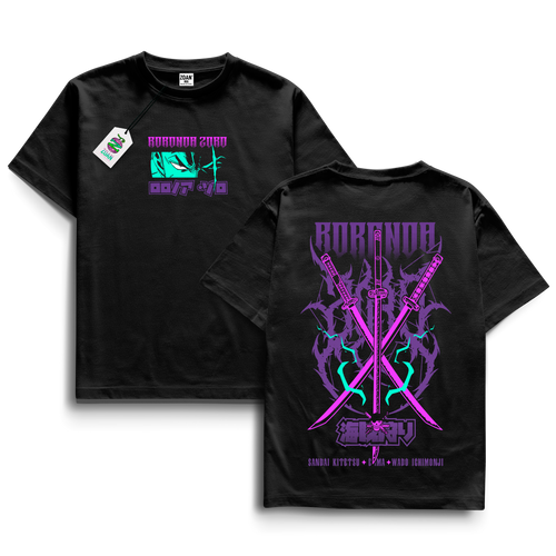 Polera Roronoa Zoro: The Art Of Three Swords - One Piece