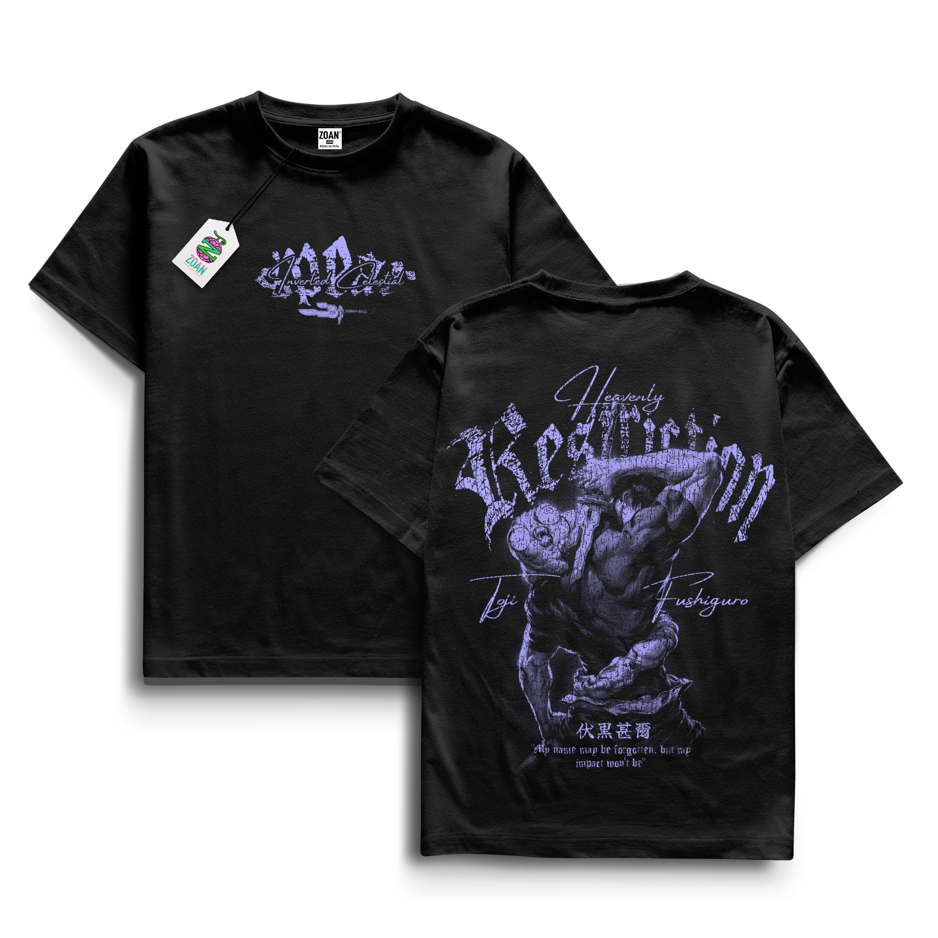Polera Toji Fushiguro : Zero Cursed Energy - Jujutsu Kaisen