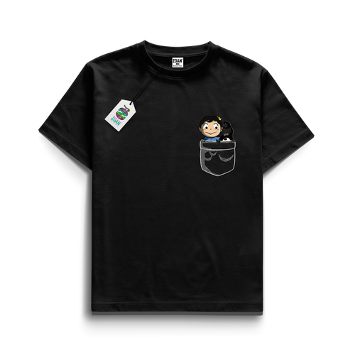 Polera Edición Minimalista Bojji y Kage Basic Pocket - Ousama Ranking