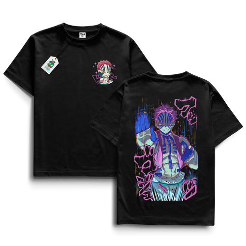 Polera Akaza: Tercera Luna Superior - Kimetsu No Yaiba