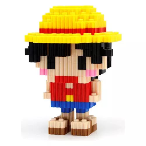 Monkey D. Luffy Figura de Bloques Armable - One Piece