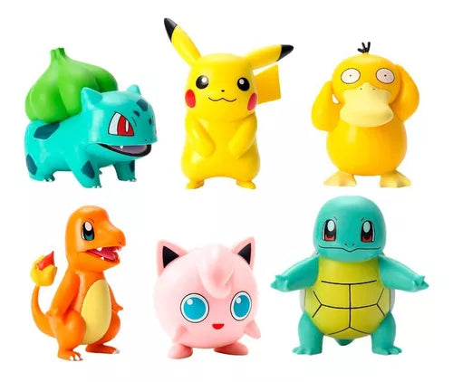 Six Pack de Figuras Especial Kanto - Pokémon