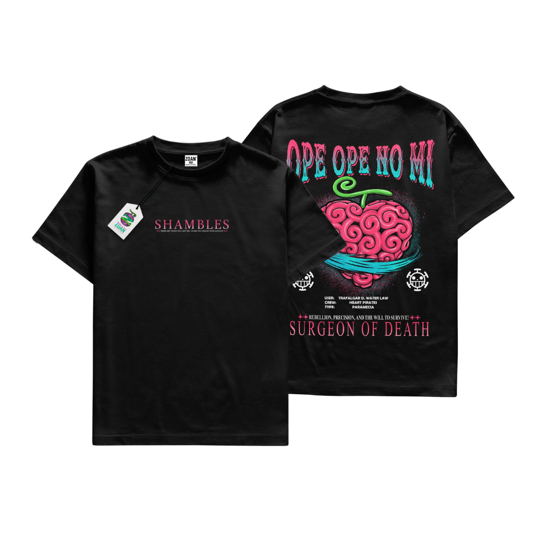 Polera Devil Fruit: Ope Ope No Mi - One Piece