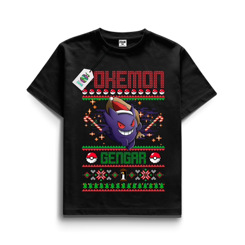 Polera Gengar Ladrón de Regalos: Edición Navideña - Pokémon