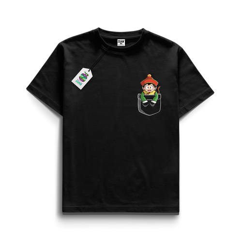 Polera Edición Minimalista Gohan Niño Basic Pocket - Dragon Ball Z