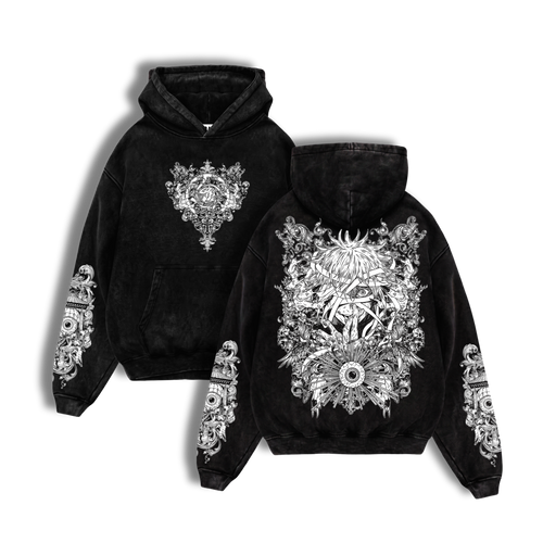 Polerón Acid Wash Satoru Gojo: Infinite Judgment - Jujutsu Kaisen