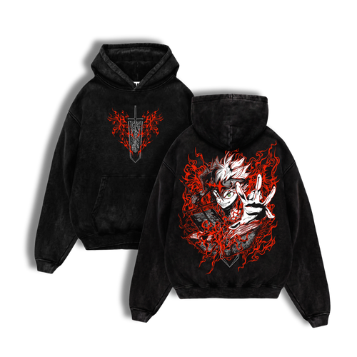 Polerón Acid Wash Asta: My Magic Is Never Giving Up - Black Clover