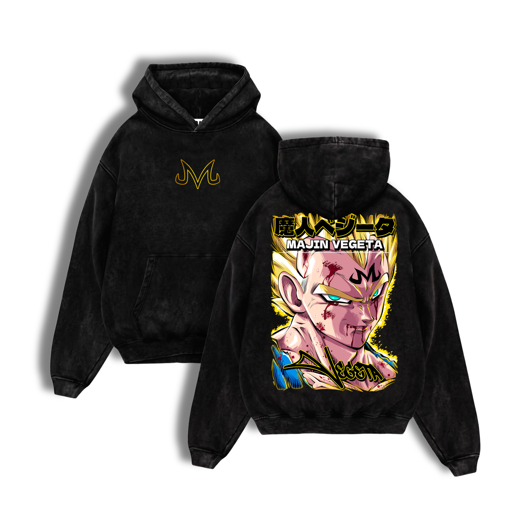 Polerón Acid Wash Vegeta: Prince Of The Saiyans - Dragon Ball Z