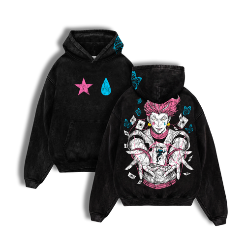 Polerón Acid Wash Hisoka Morow: Death’s Smile - Hunter x Hunter