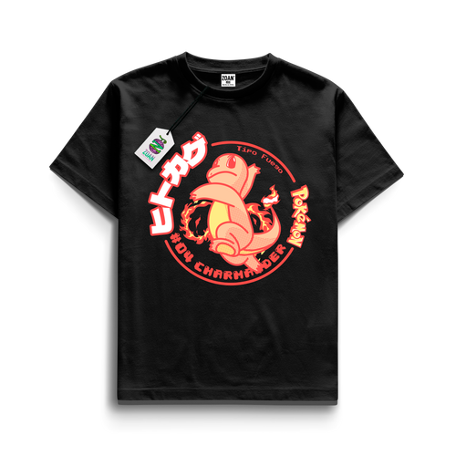 Polera Colección Tazos: Charmander - Pokémon