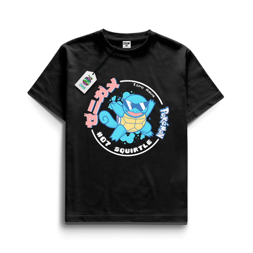 Polera Colección Tazos: Squirtle - Pokémon